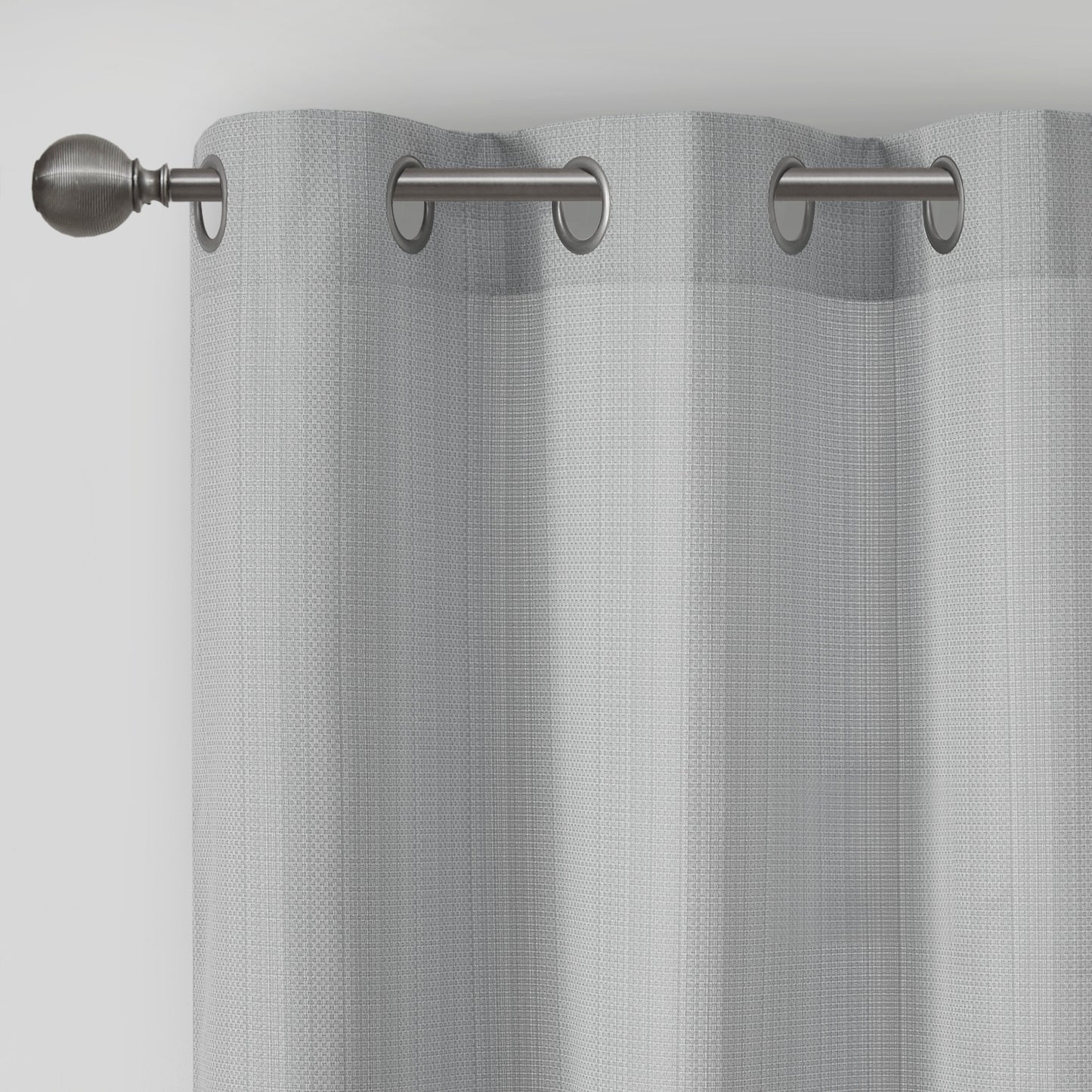 Madison Park Basketweave Room Darkening Curtain Panel Pair