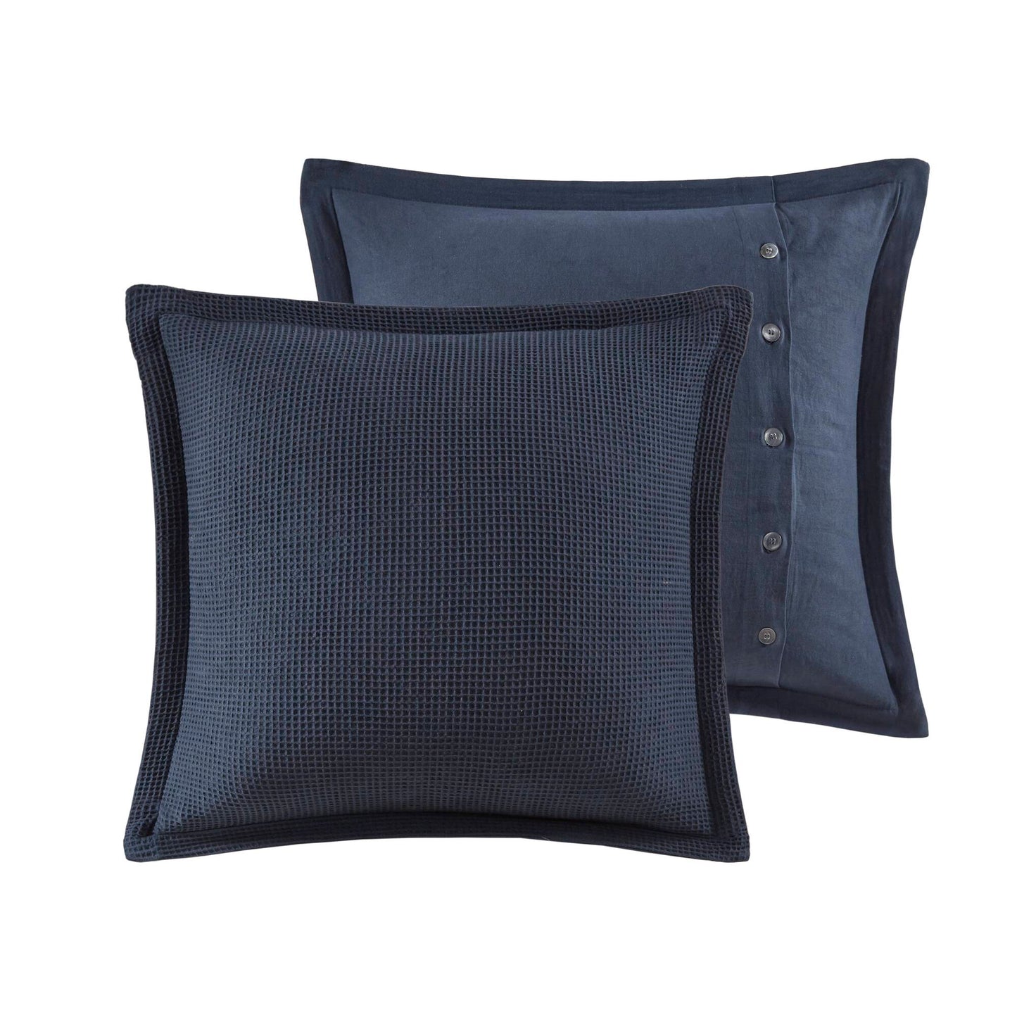 Madison Park Signature Oversized Cotton Jacquard Comforter Set with Euro Shams and Throw Pillows