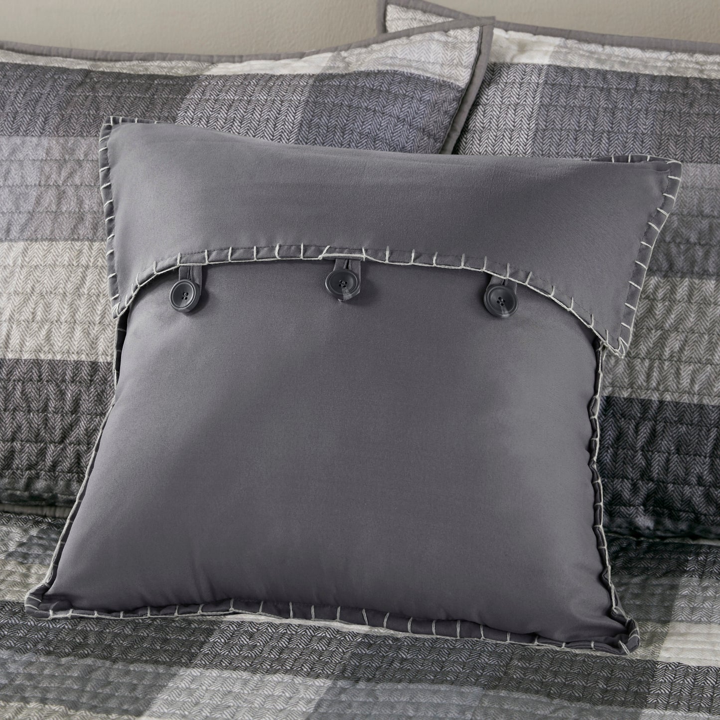 Madison Park 6 Piece Reversible Plaid Daybed Cover Set
