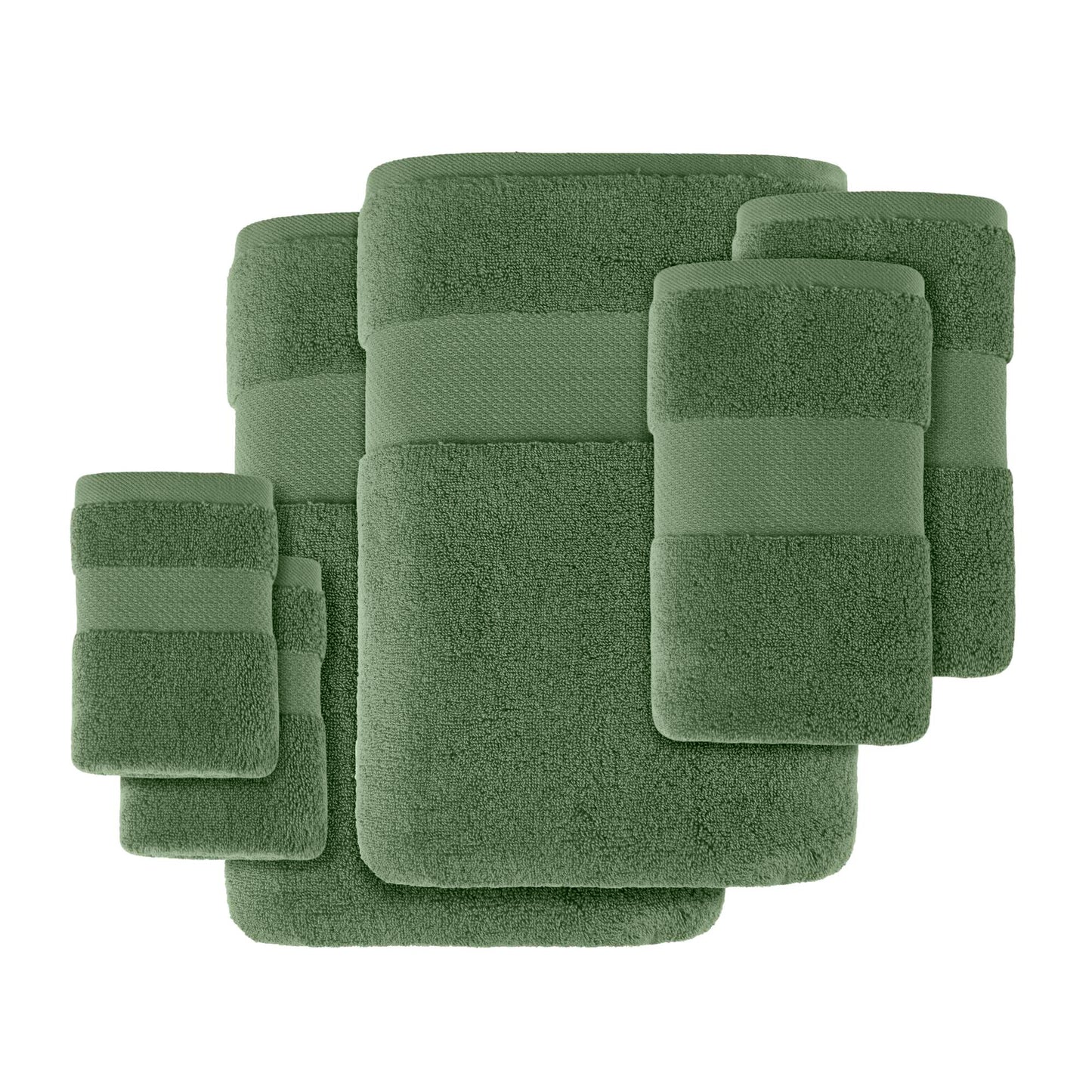Madison Park Signature Cotton 6 Piece Bath Towel Set