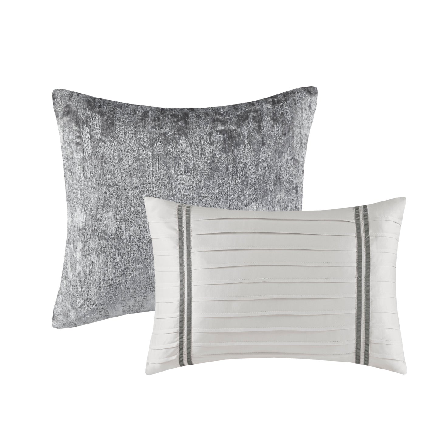 Madison Park 5 Piece Crinkle Velvet Comforter Set