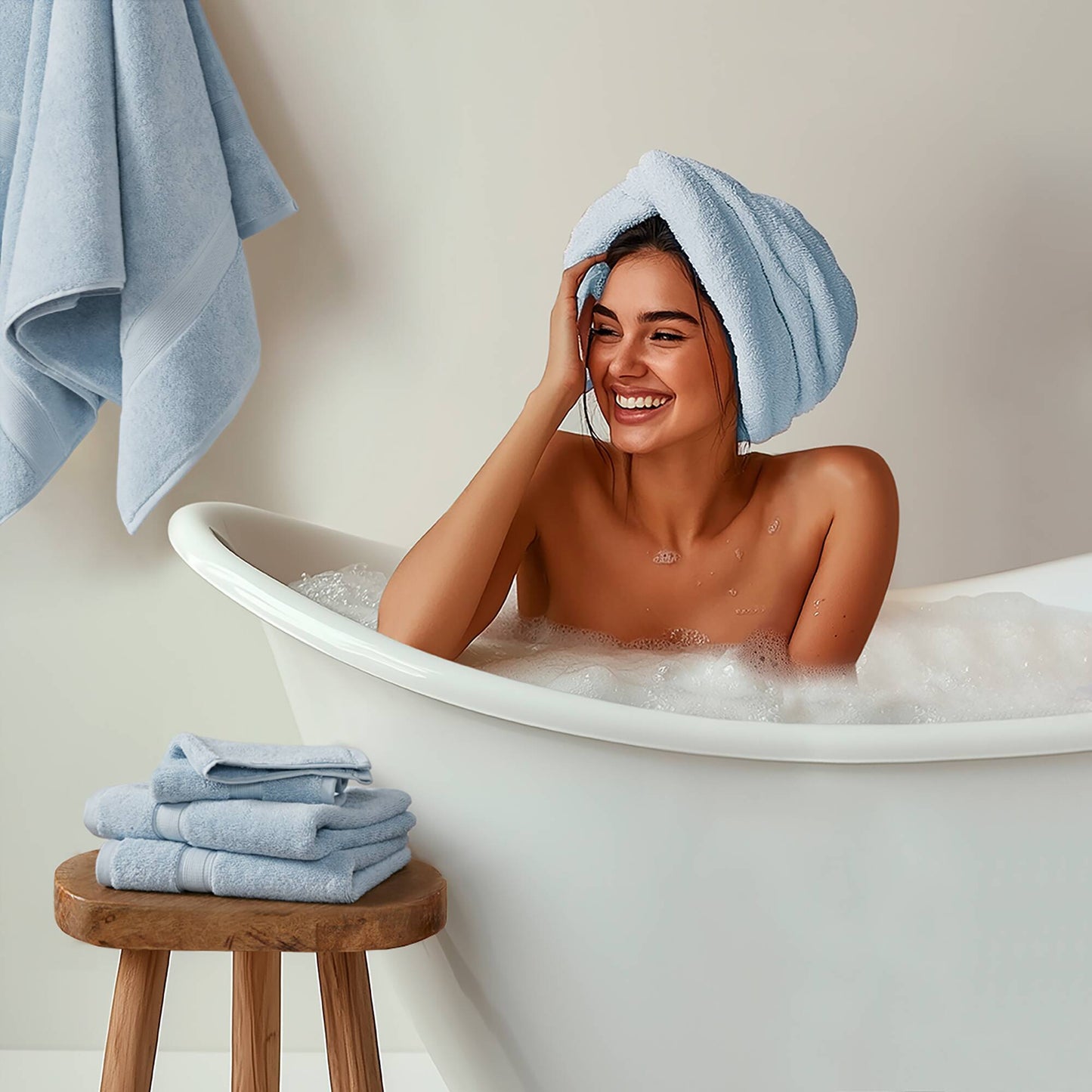 Madison Park Signature 800GSM Ultra-Soft 100% Cotton Absorbent Towel Set
