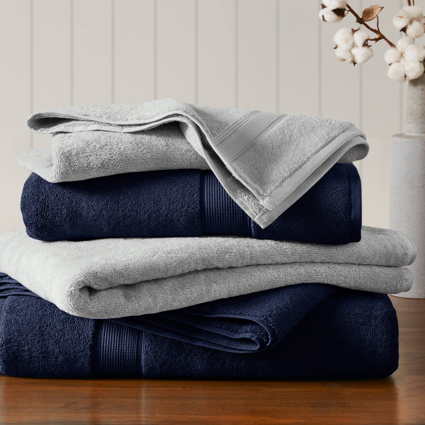 Madison Park Signature 800GSM Ultra-Soft 100% Cotton Absorbent Towel Set