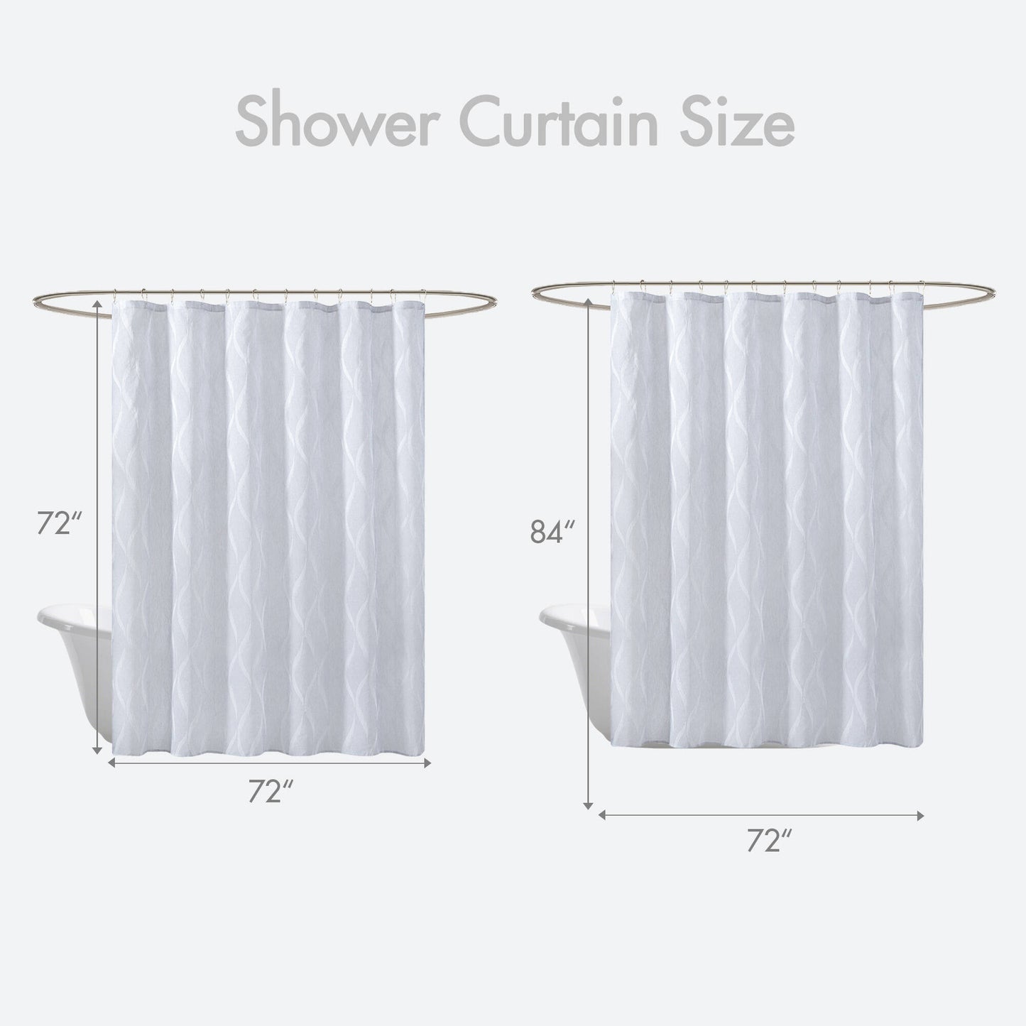 Candice Sheer Shower Curtain