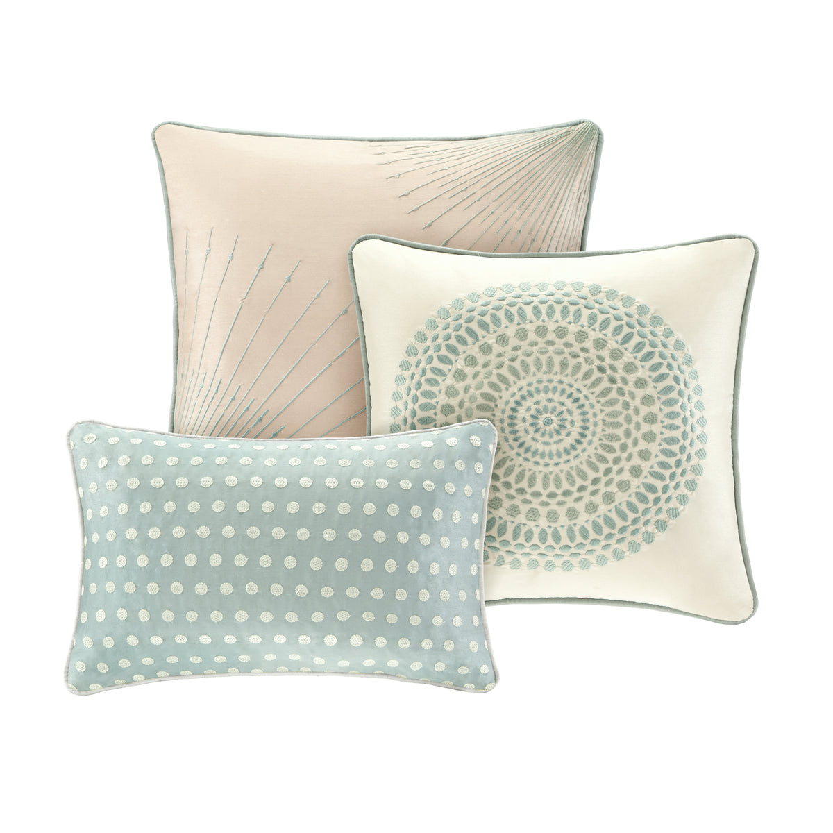 Baxter 7-Piece Jaquard Comforter Set
