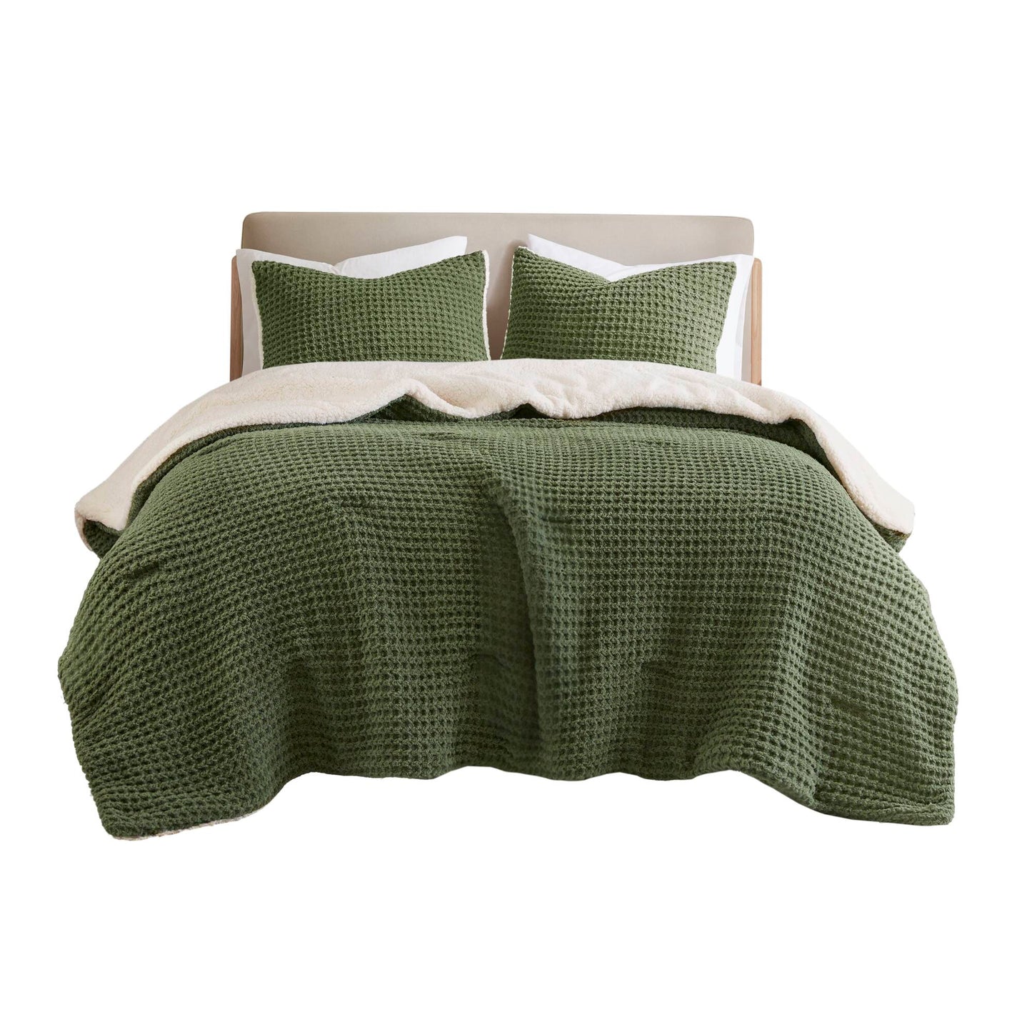 Riordan Cable Knit Chenille Comforter Set