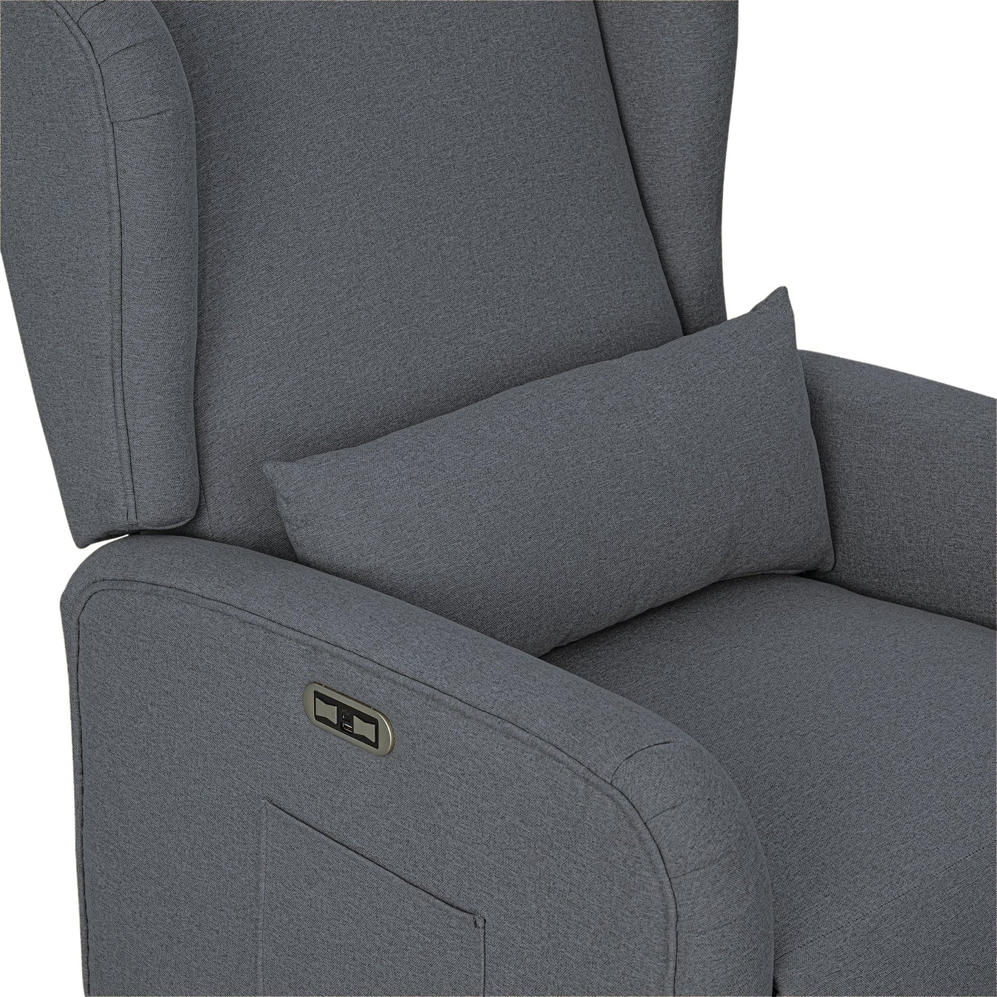 Candace Power Recliner 3-in-1 with Swivel, Glider, USB Ports