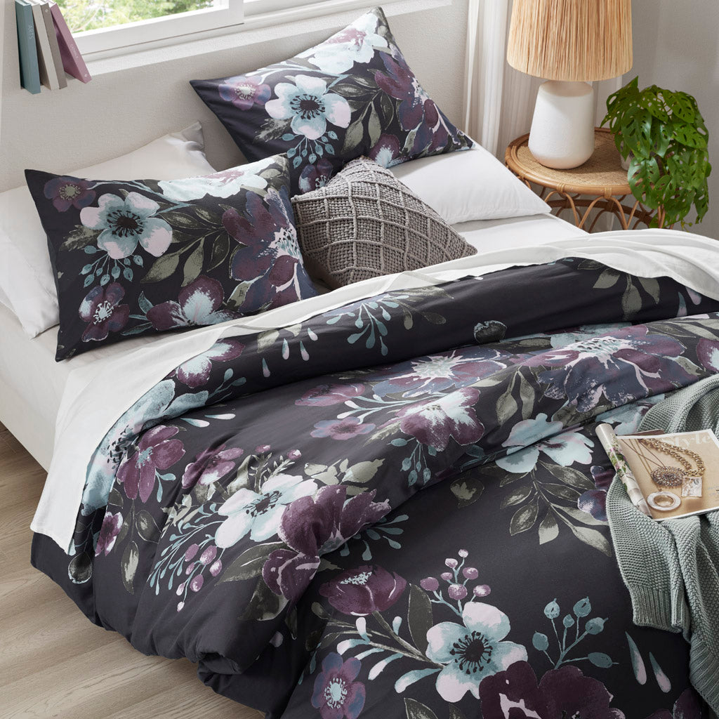 Jolene 3 Piece Cotton Duvet Cover Set
