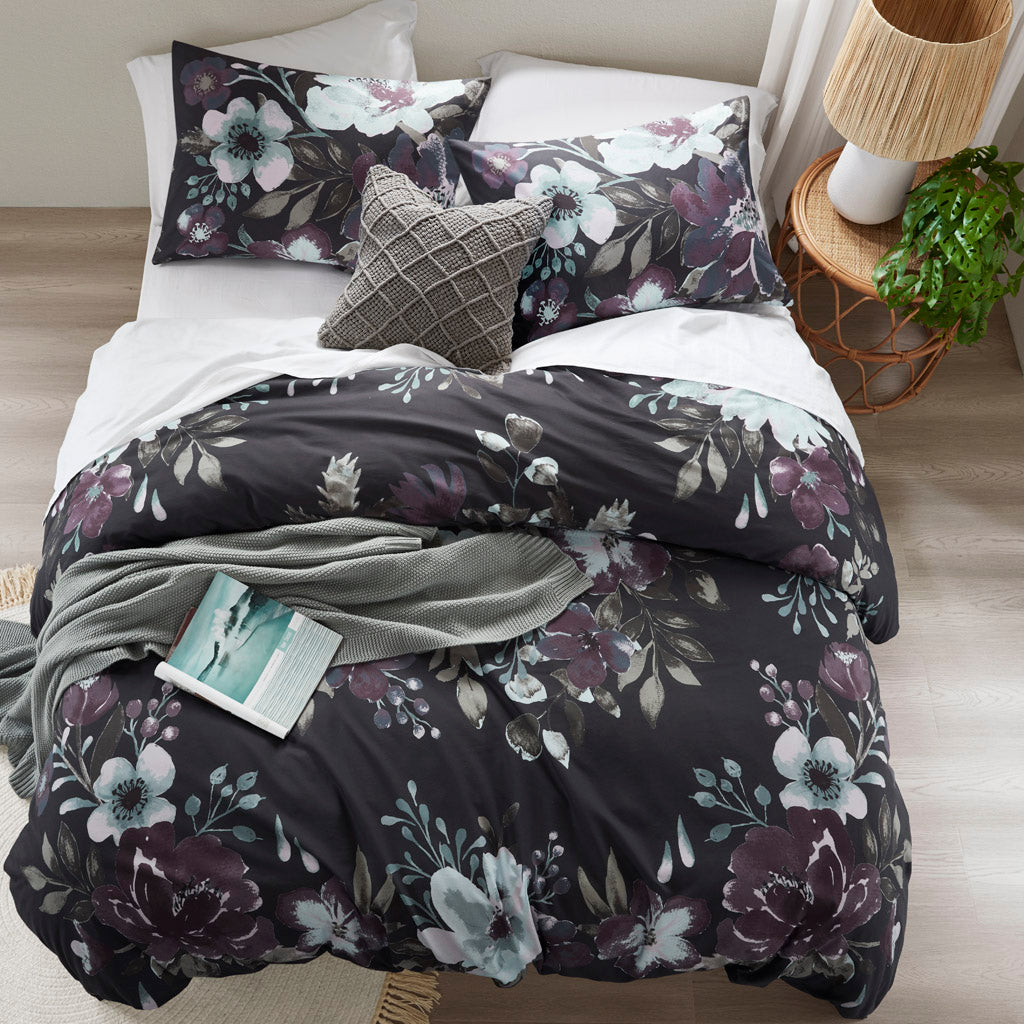 Jolene 3 Piece Cotton Duvet Cover Set