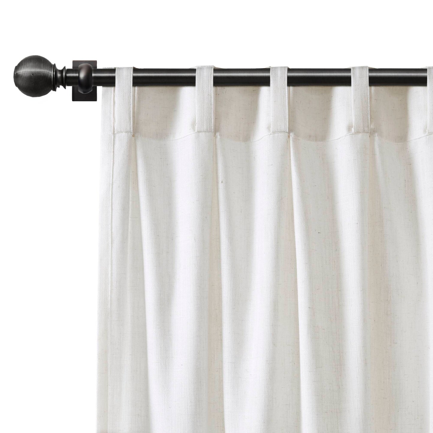 Emery 300gsm poly linen with 7 pinch pleat per pc