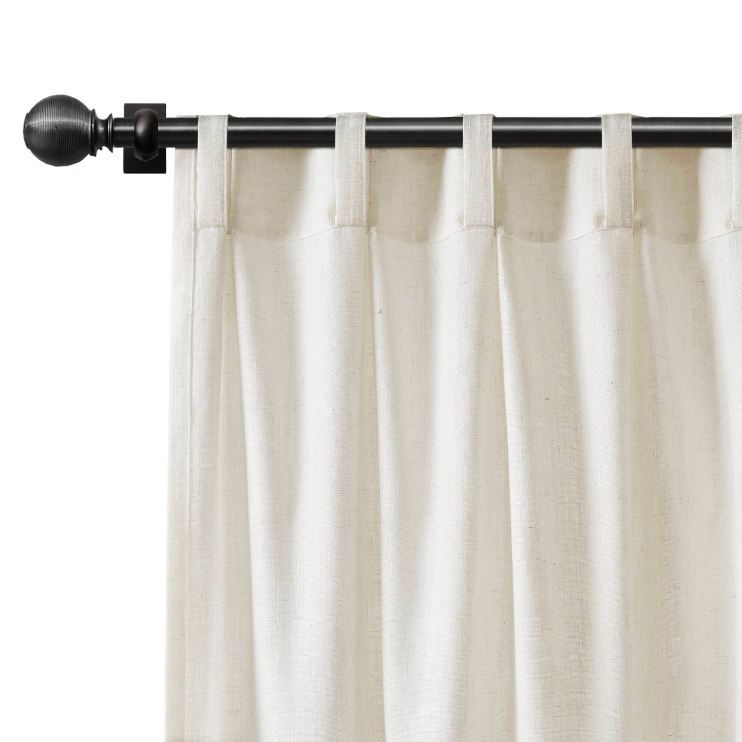 Emery 300gsm poly linen with 7 pinch pleat per pc