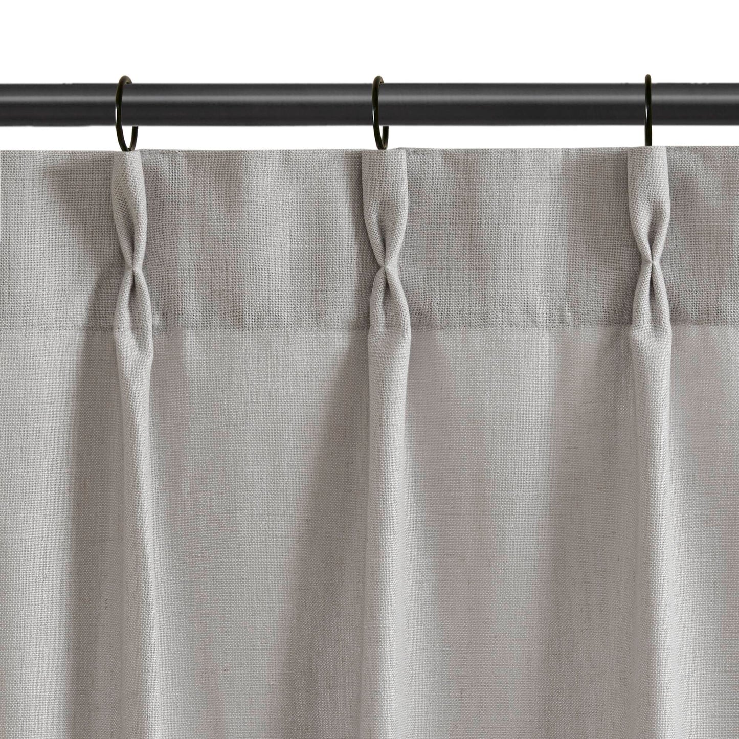 Emery 300gsm poly linen with 7 pinch pleat per pc