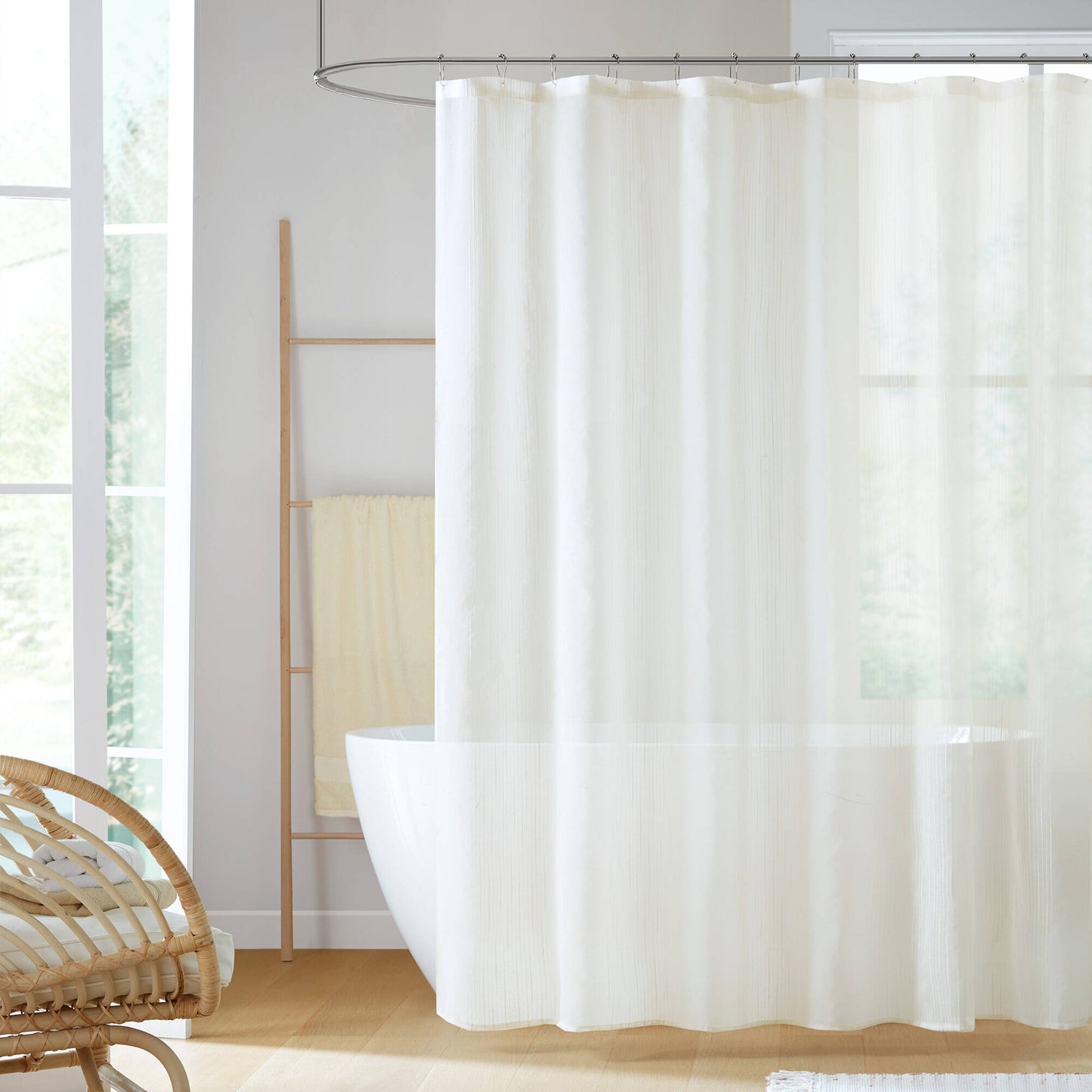 Anna Sheer Shower Curtain