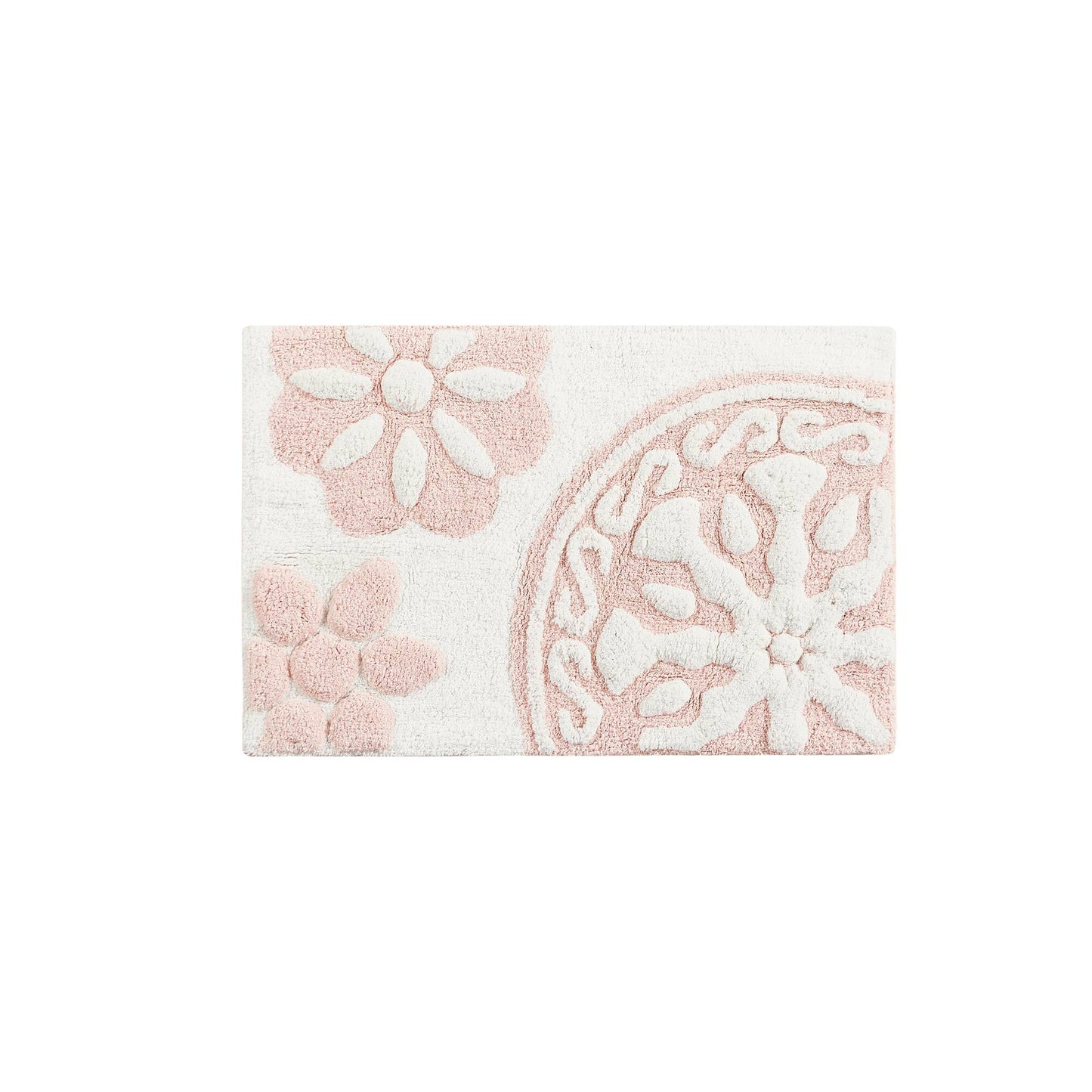 Casablanca Medallion Cotton Tufted Bath Rug