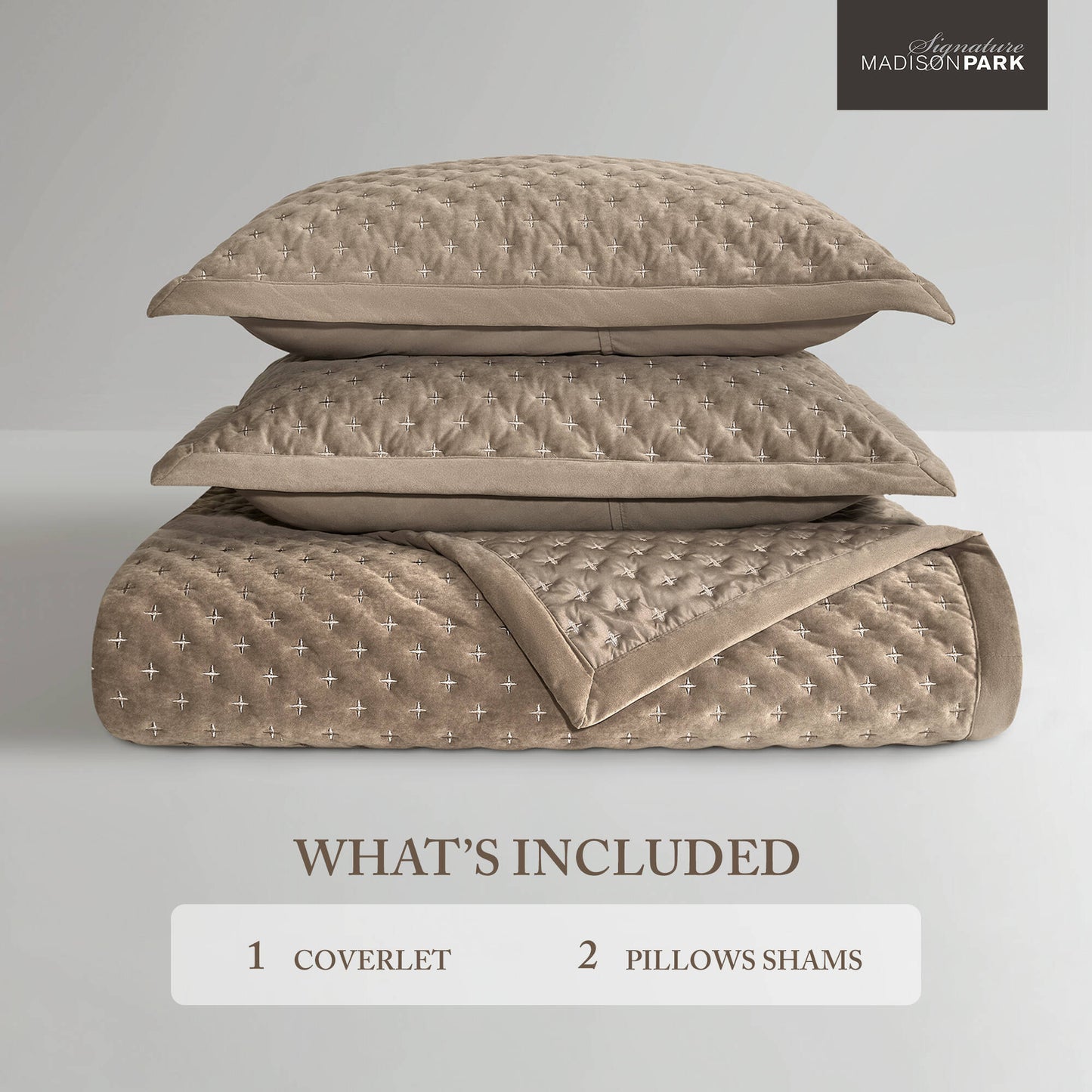 Charleston Velvet Coverlet Mini Set