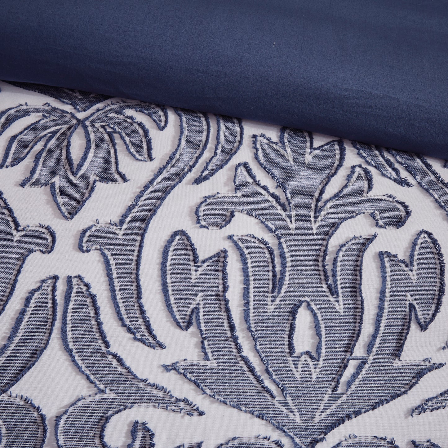 Maison Cotton Clip Jacquard Damask Comforter Set