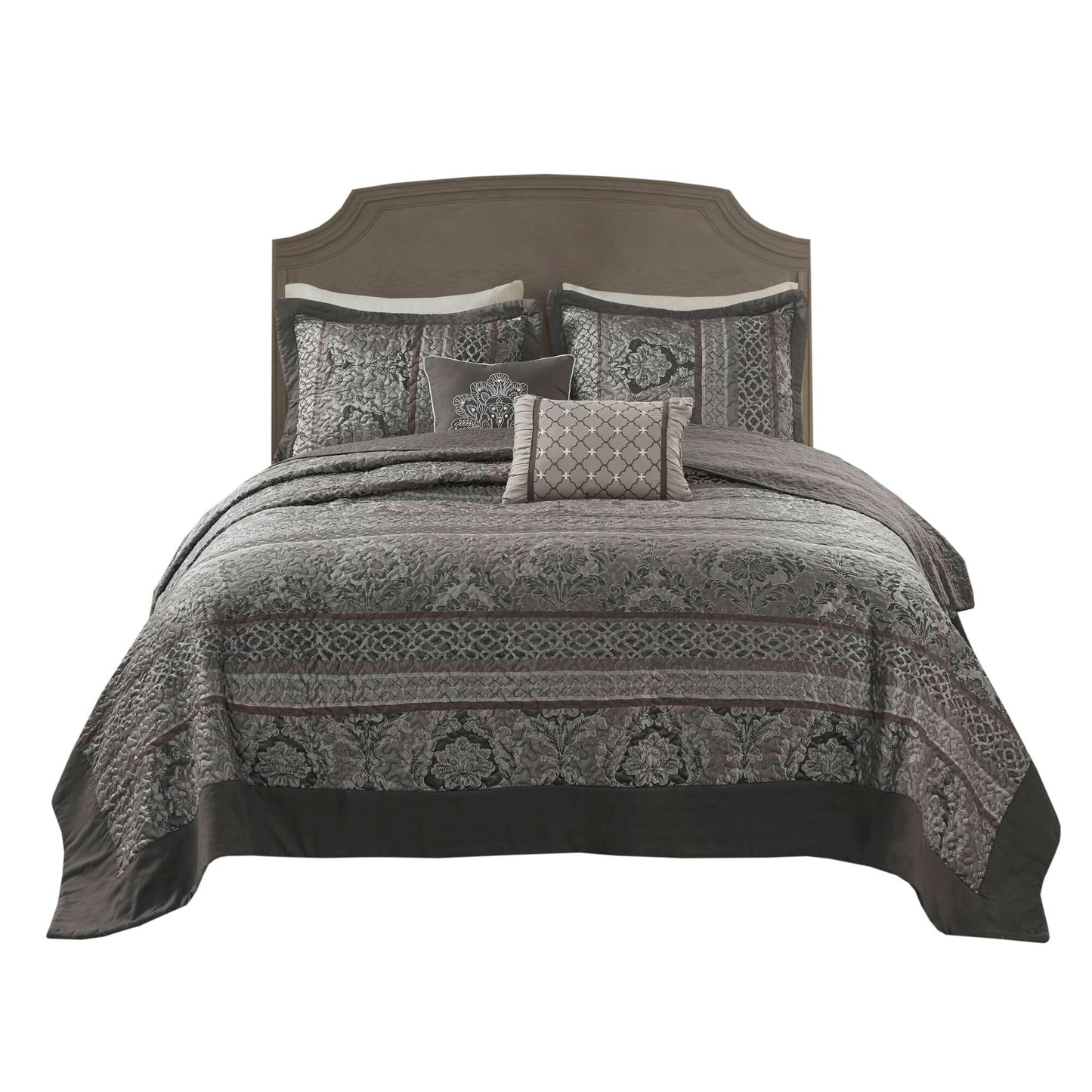 Bellagio 5 Piece Reversible Jacquard Bedspread Set