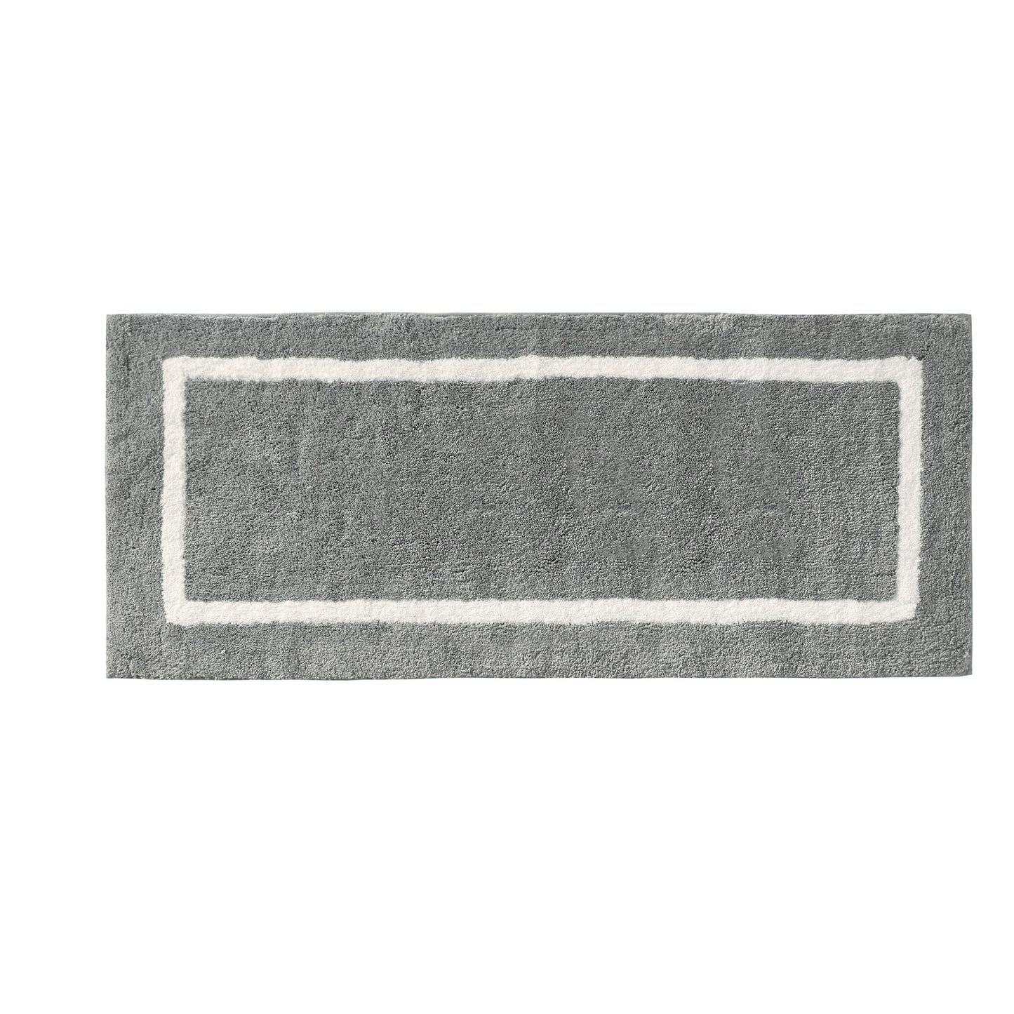 Bittman Reversible High Pile Tufted Microfiber Bath Rug