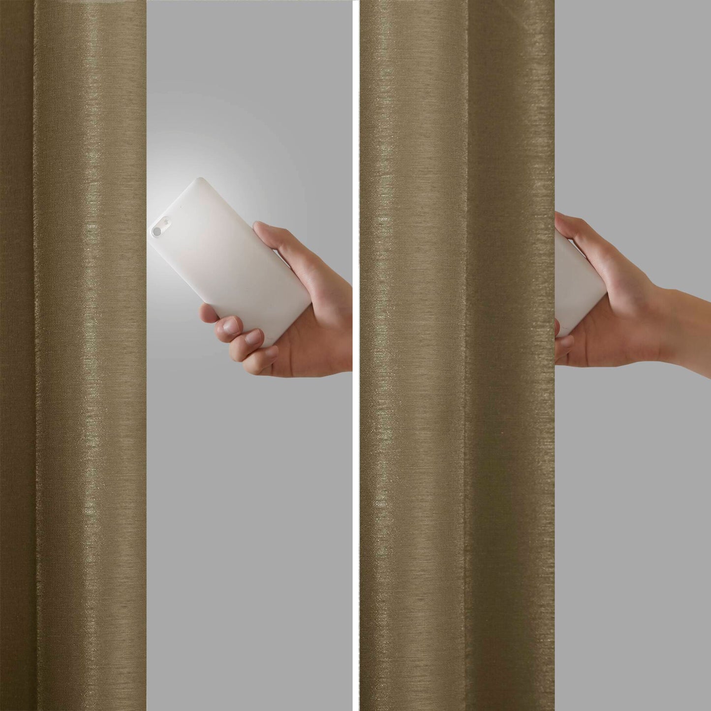 Emilia Twist Tab Total Blackout Window Curtain Panel