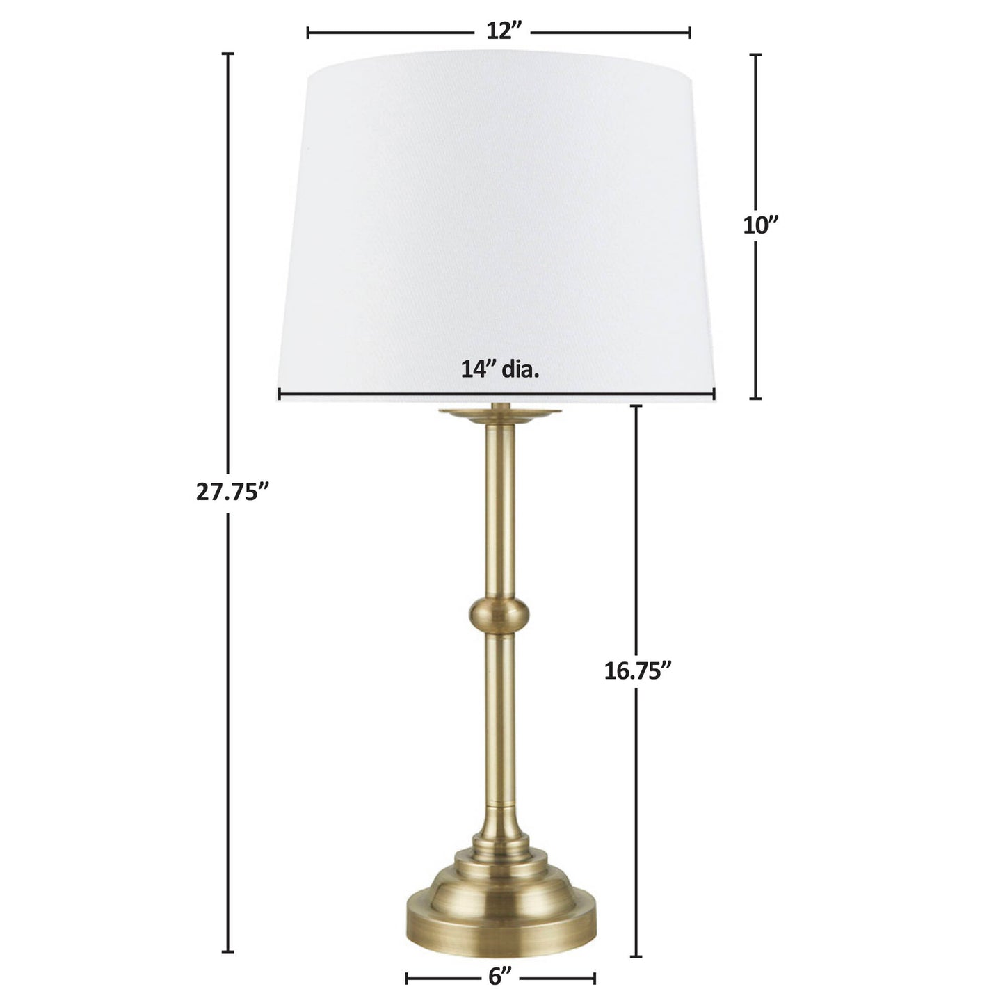 Aelorian Table Lamp 28"H