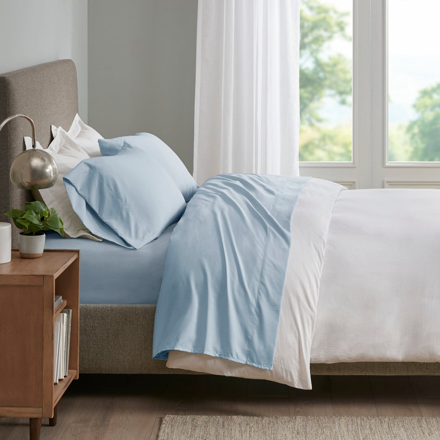 π Smart Cool Microfiber Sheet Set (100% off)