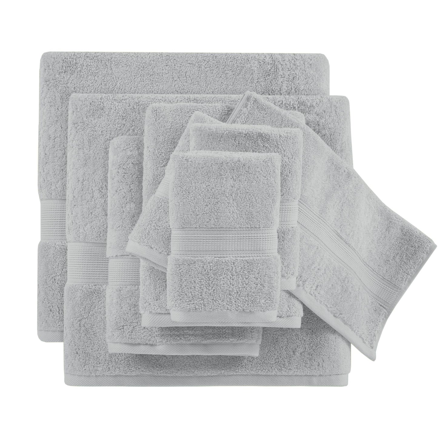Madison Park Signature 800GSM Ultra-Soft 100% Cotton Absorbent Towel Set
