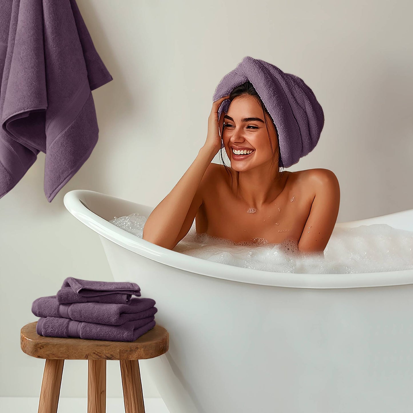 Madison Park Signature 800GSM Ultra-Soft 100% Cotton Absorbent Towel Set