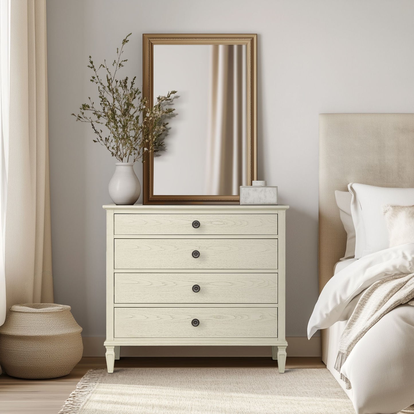Madison Park Signature 4-drawer wood dresser (40")