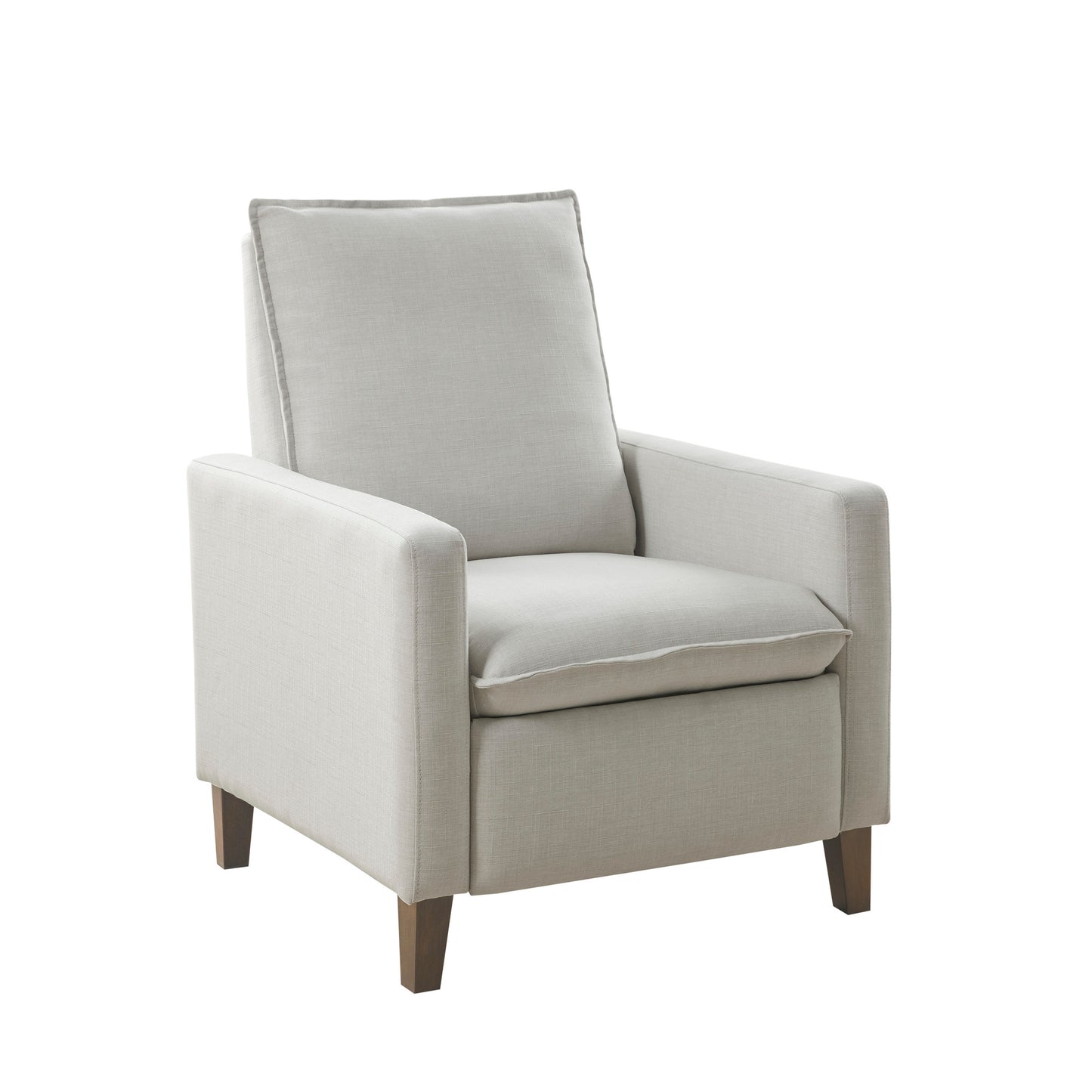 Madison Park Upholstered Manual Push Back Recliner