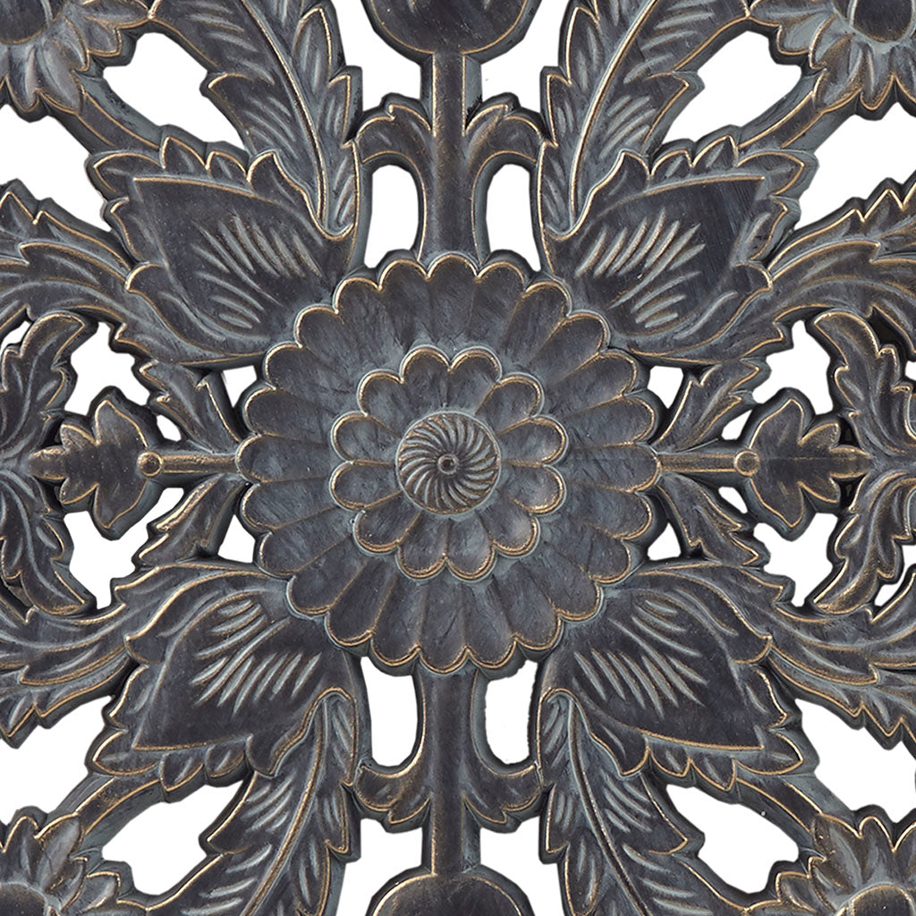 Madison Park Distressed Carved Wood 2-piece Wall Decor Set