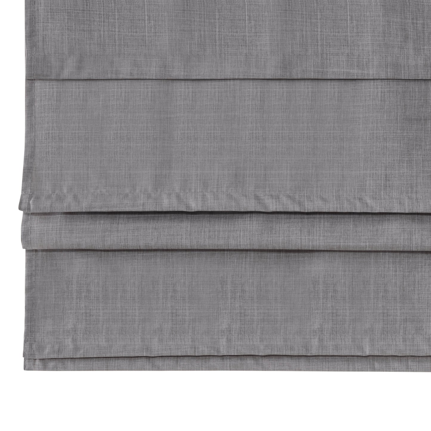 Madison Park Faux Linen Cordless Total Blackout Roman Shade