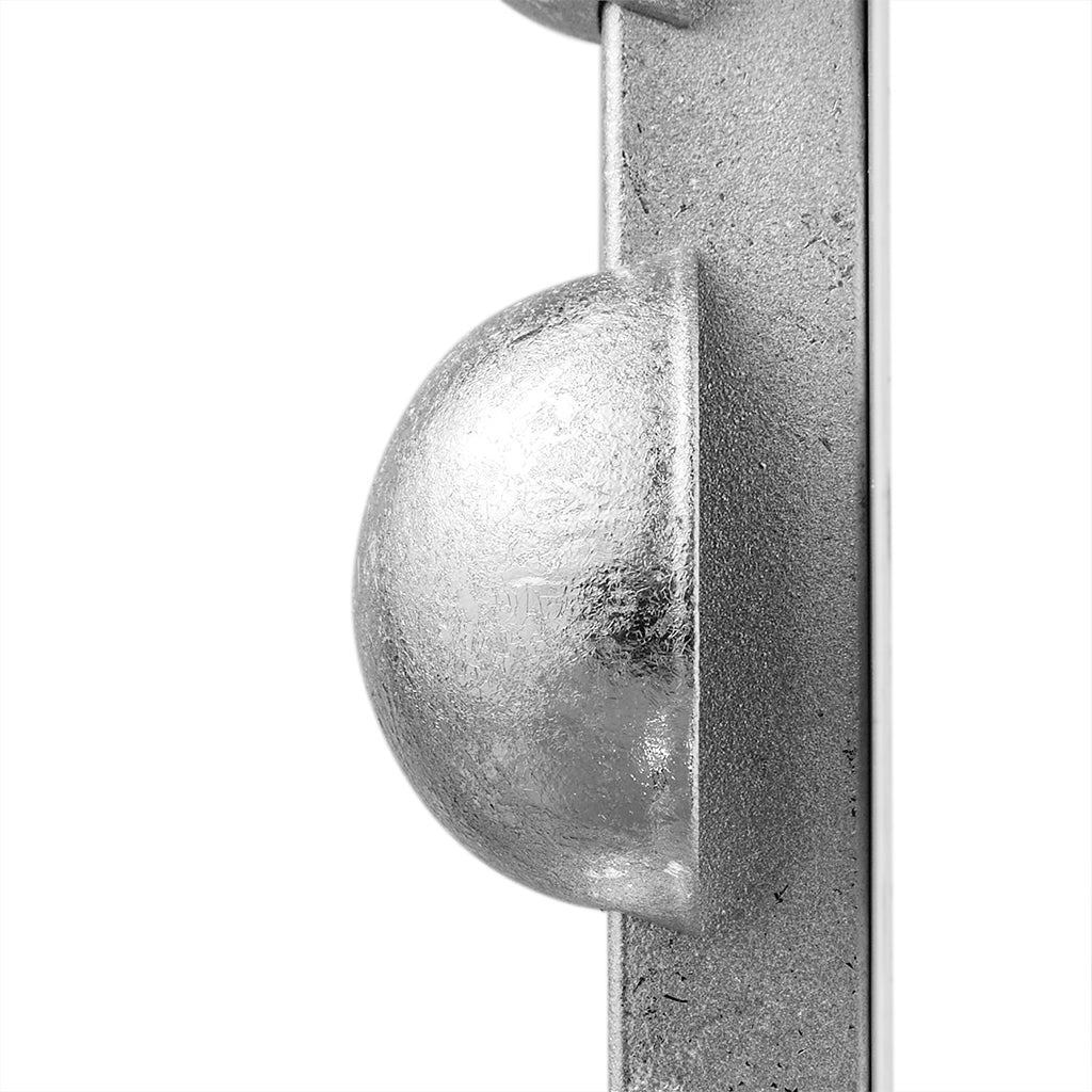 Madison Park Signature 27" Medium Decorative Round Wall Mirror with Beaded Metal Frame