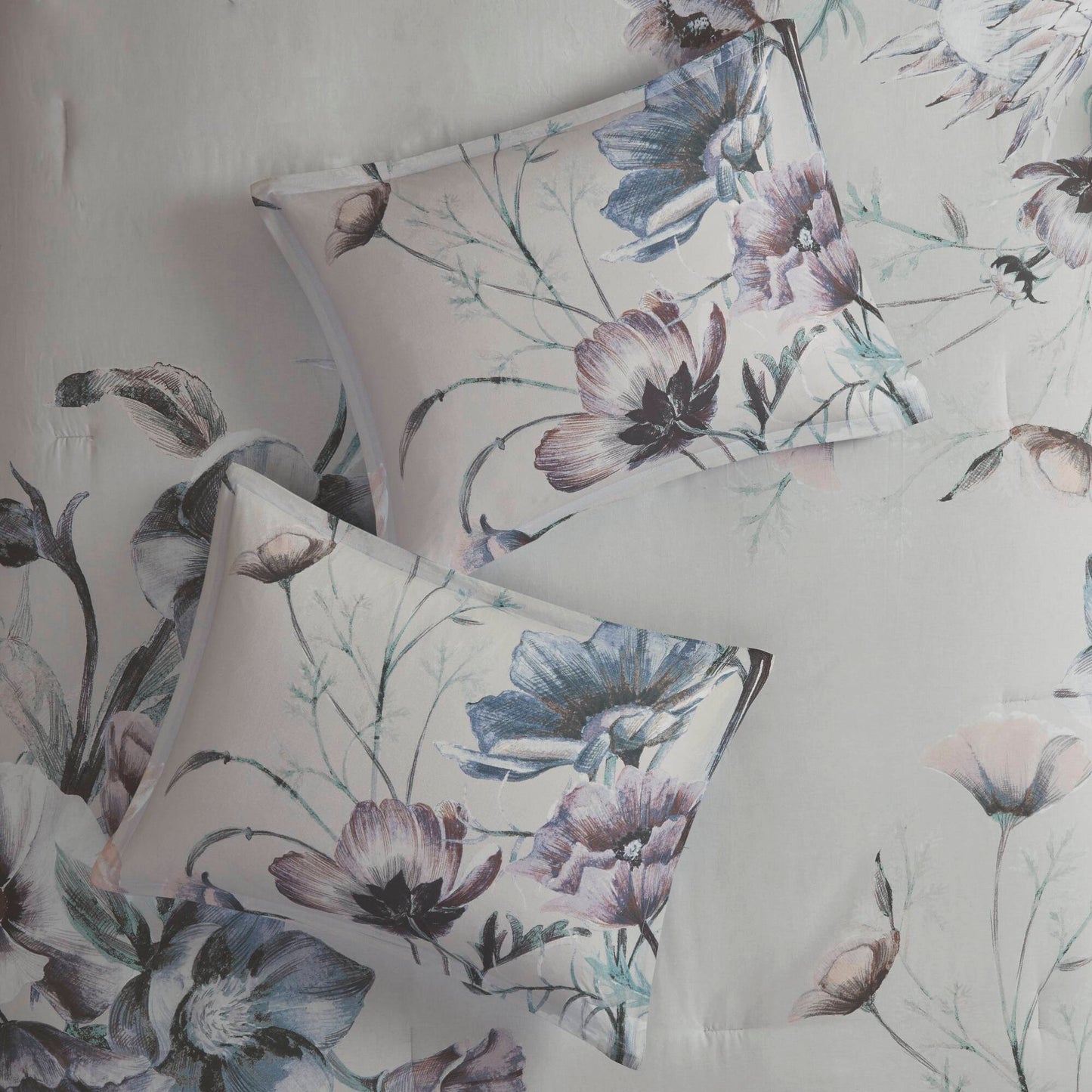 Madison Park 8 Piece Cotton Printed Comforter Set