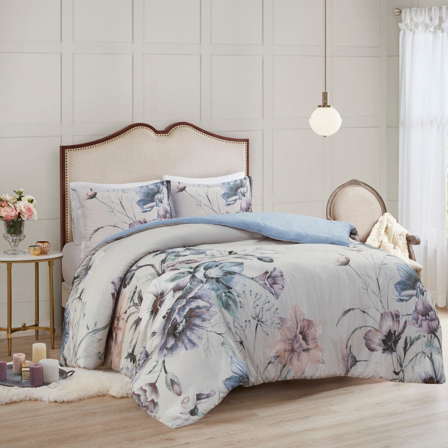Madison Park 3 Piece Cotton Printed Duvet Cover Set