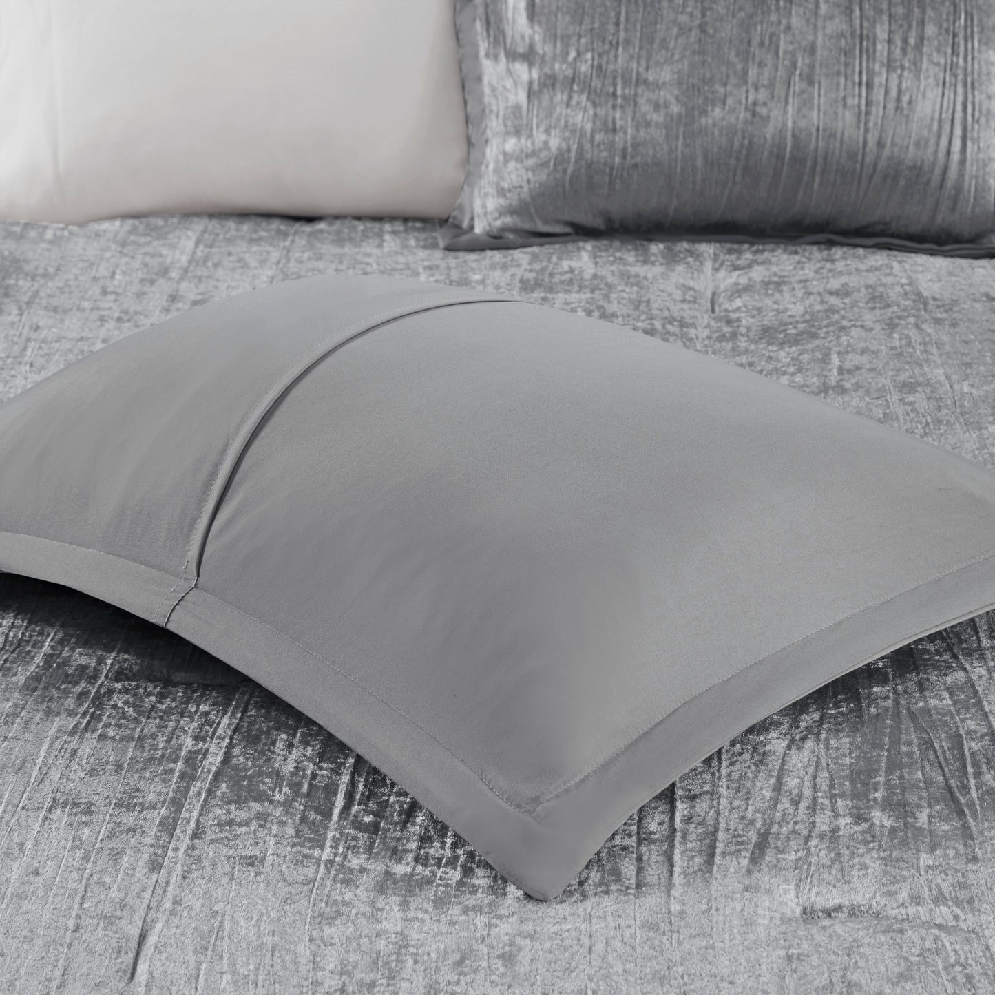 Madison Park 5 Piece Crinkle Velvet Comforter Set