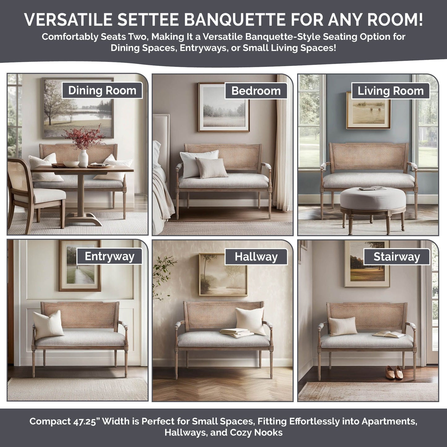 Madison Park Settee