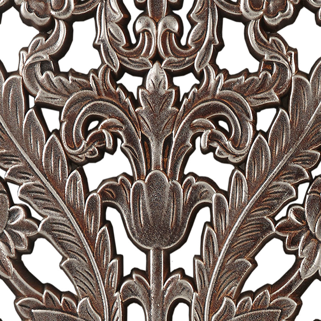 Madison Park Distressed Carved Wood 2-piece Wall Decor Set