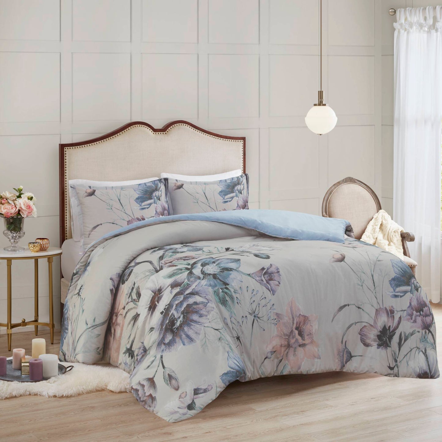 Madison Park 3 Piece Cotton Printed Duvet Cover Set