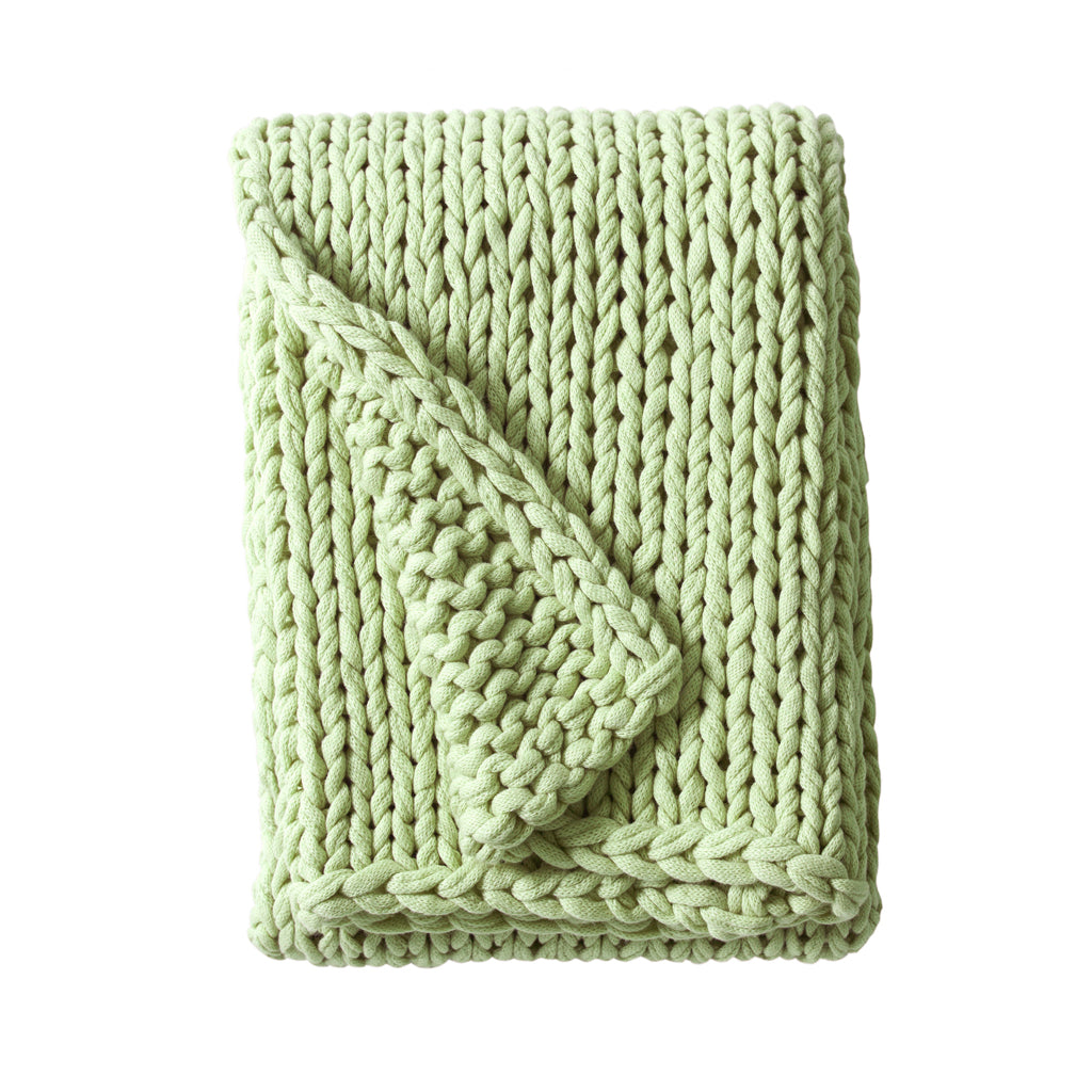 Madison Park Hand Made Chunky Double Knit Throw Blanket
