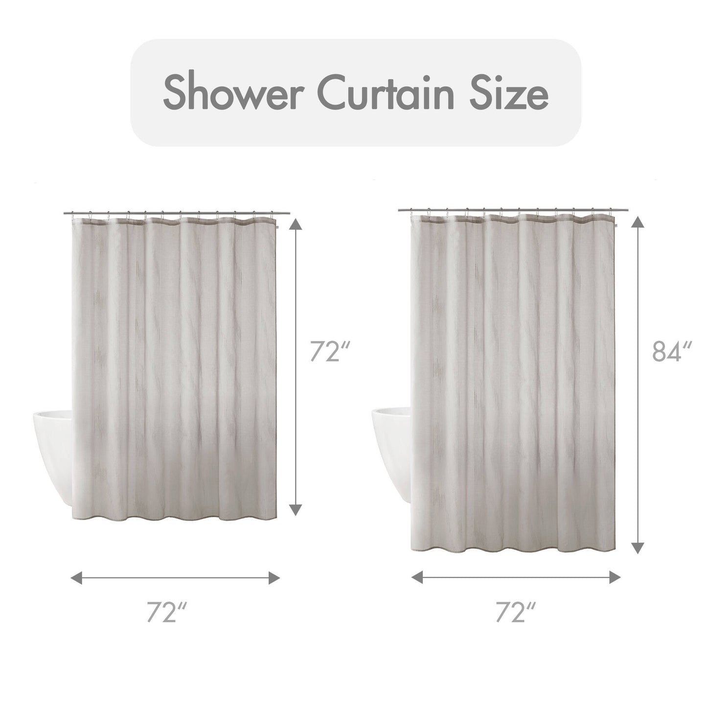 Anna Sheer Shower Curtain