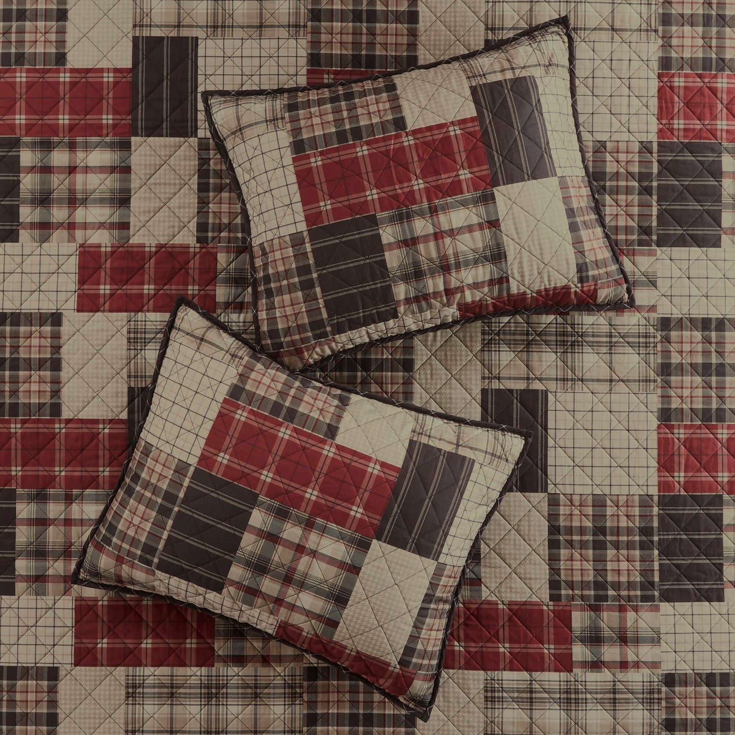 Madison Park 3 Piece Reversible Printed Quilt Set