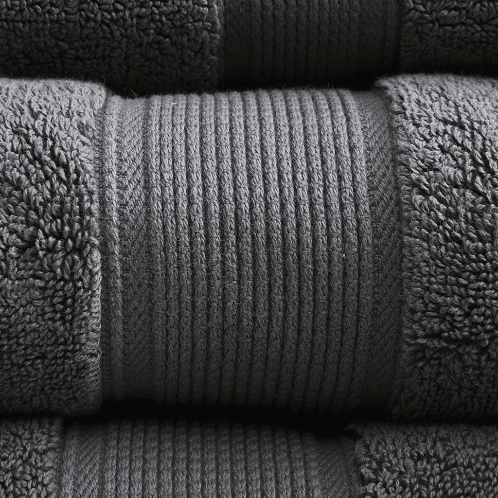 Madison Park Signature 800GSM Ultra-Soft 100% Cotton Absorbent Towel Set