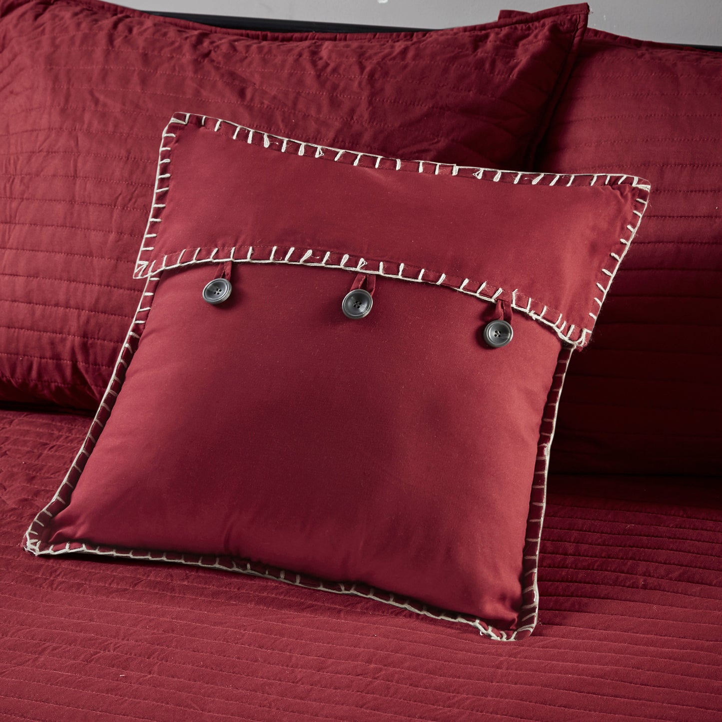 Madison Park 6 Piece Reversible Plaid Daybed Cover Set