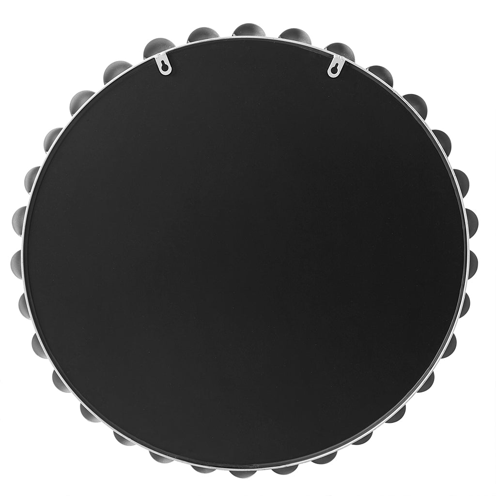 Madison Park Signature 27" Medium Decorative Round Wall Mirror with Beaded Metal Frame