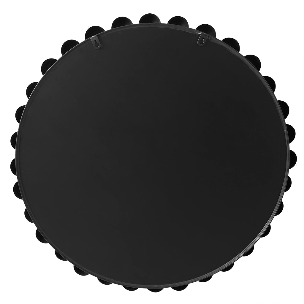 Madison Park Signature 36" Large Decorative Round Wall Mirror with Beaded Metal Frame