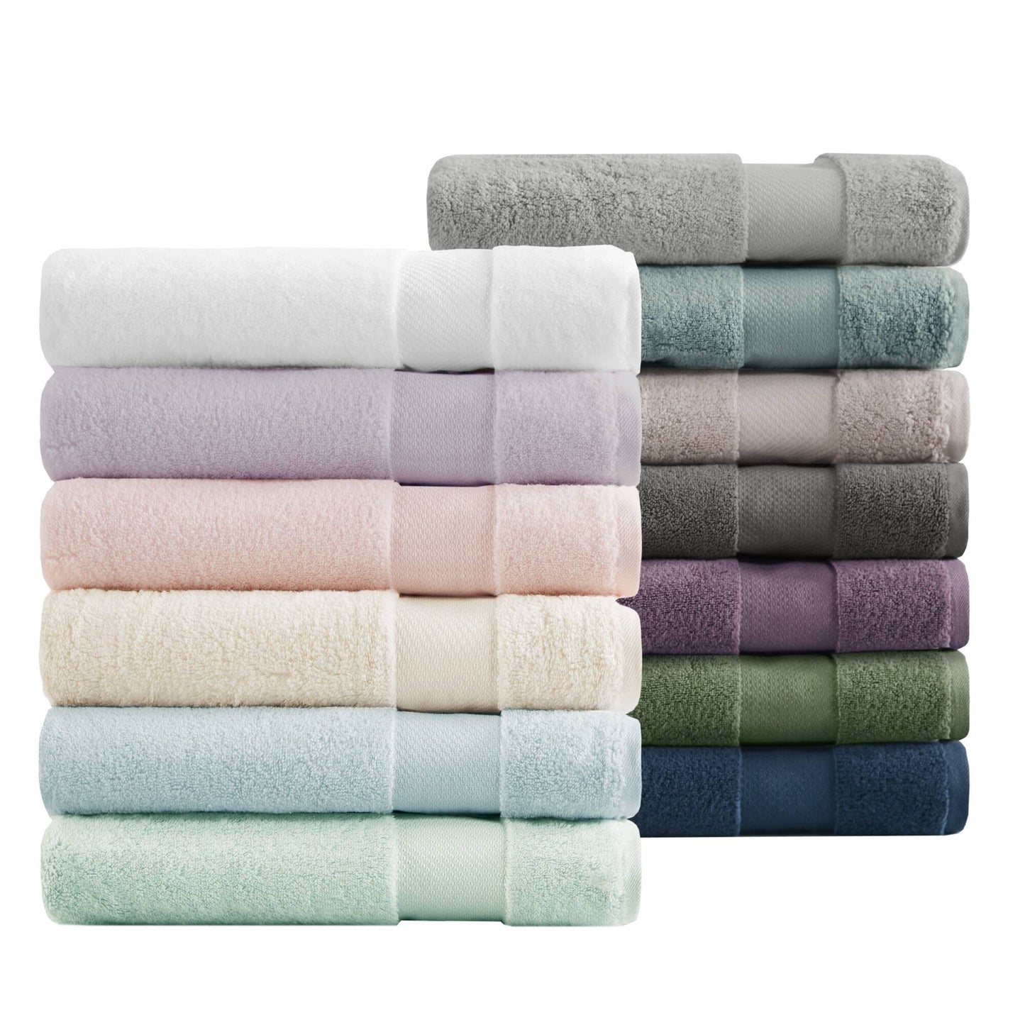 Madison Park Signature Cotton 6 Piece Bath Towel Set