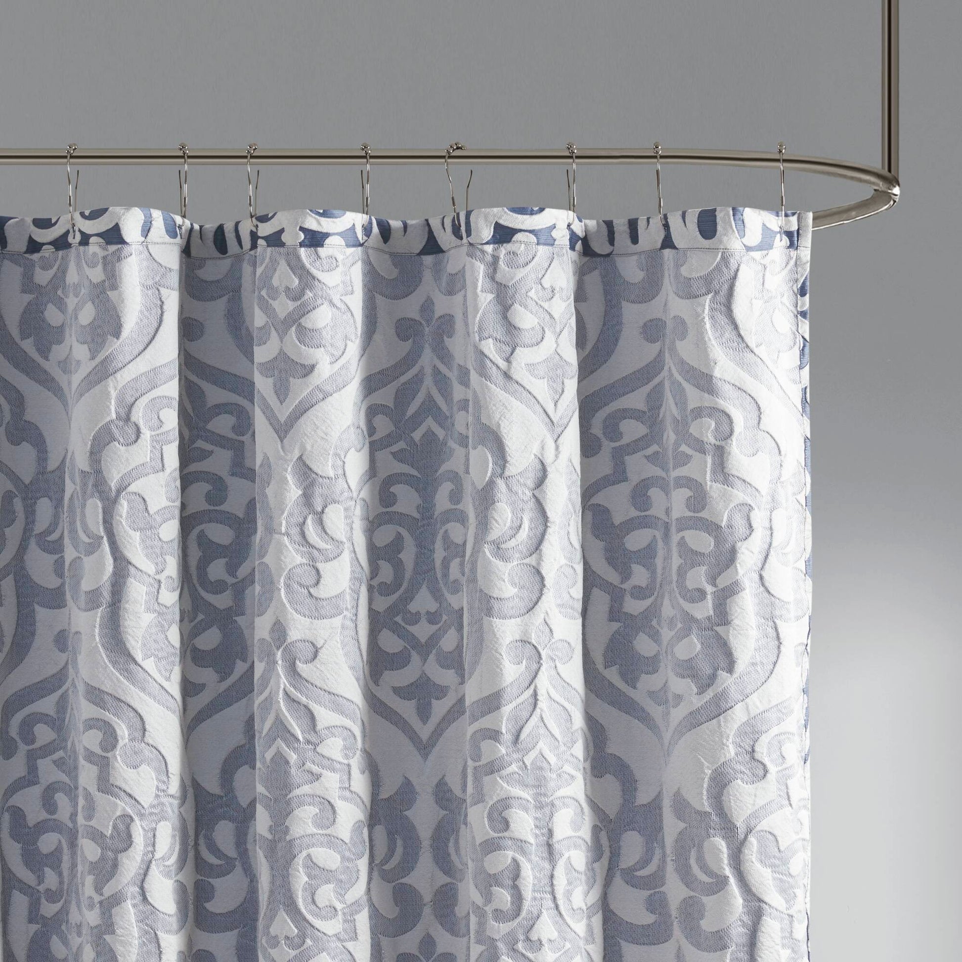 Madison Park Jacquard Shower Curtain