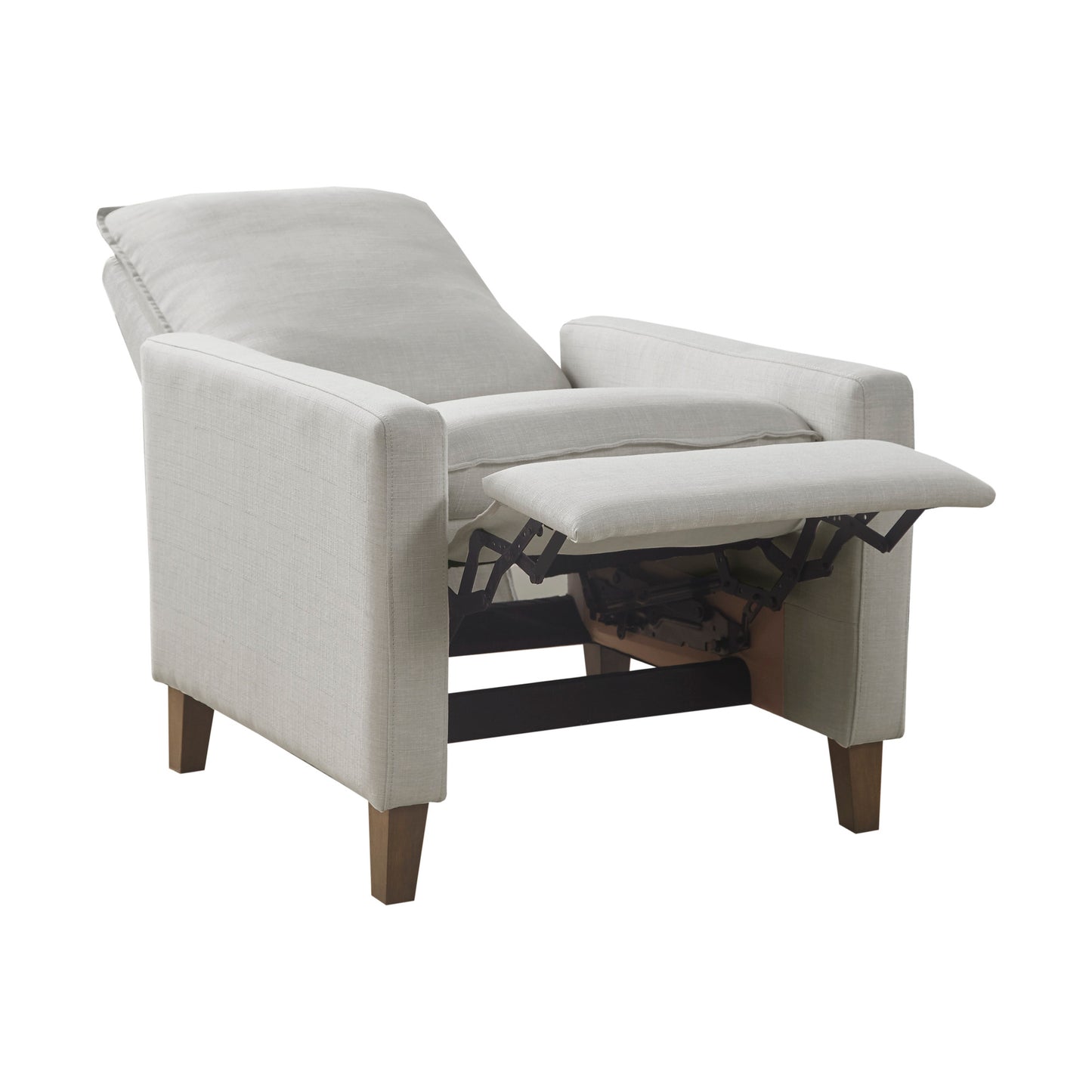Madison Park Upholstered Manual Push Back Recliner