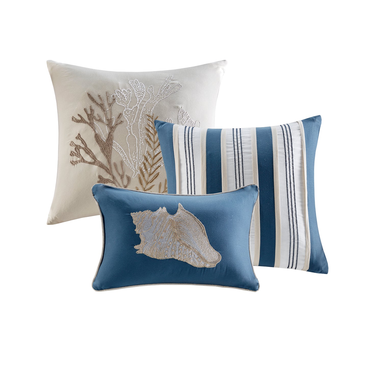 Madison Park 7 Piece Cotton Sateen Comforter Set