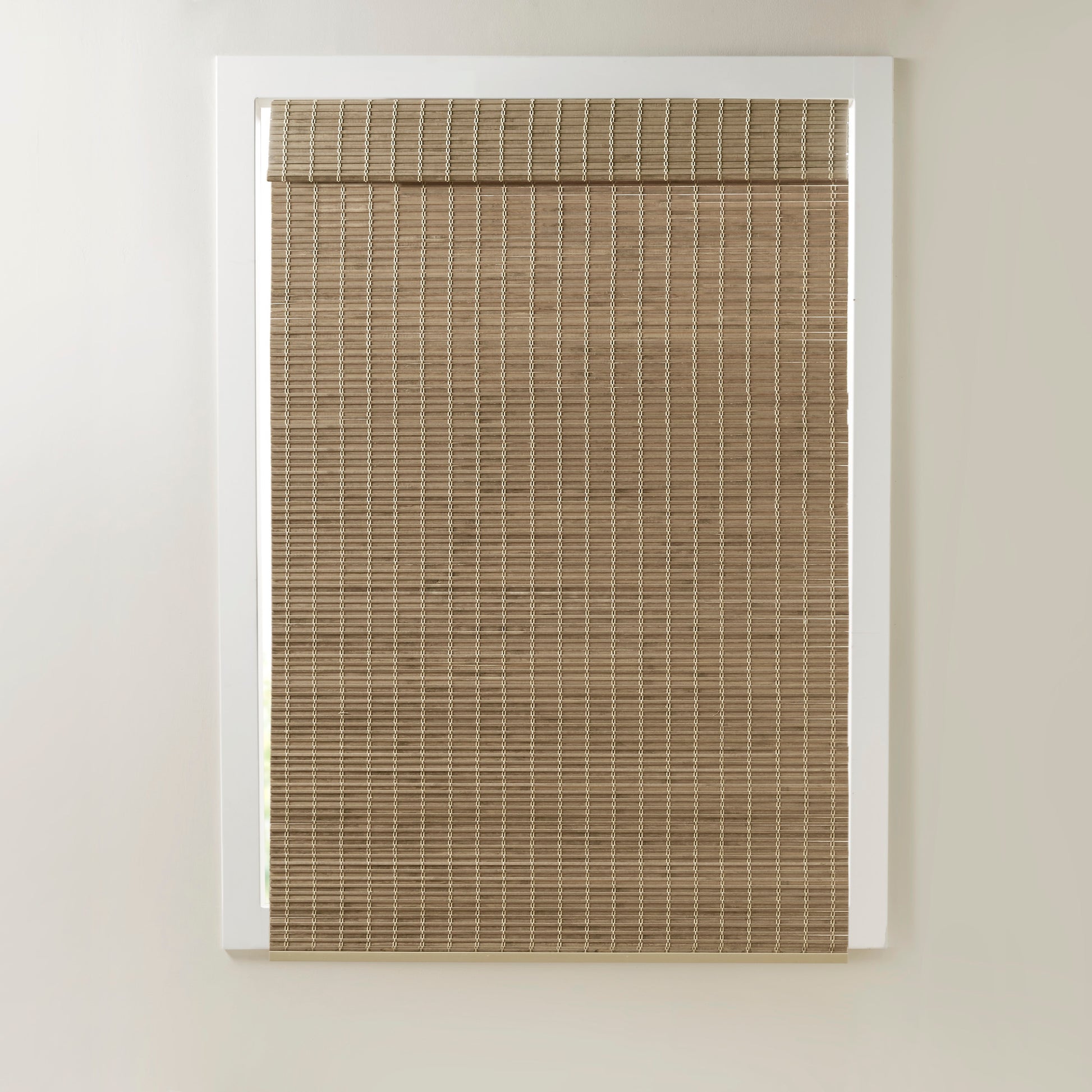 Madison Park Bamboo Light Filtering Roman Shade 64"L